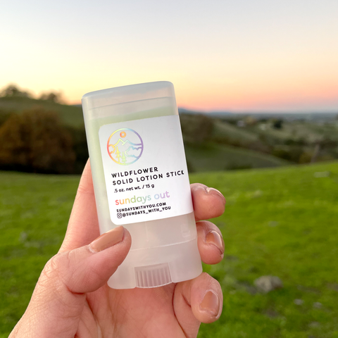 Wildflower Solid Lotion Stick
